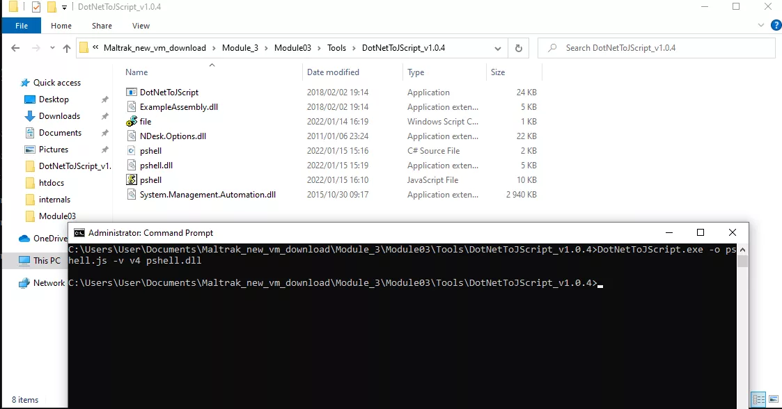 csc.exe compile pshell.cs to pshell.dll